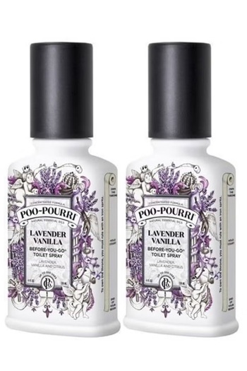 Poo-Pourri Pack Of 2 Before You Go Toilet Spray - Lavender Vanilla