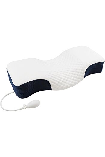 AVYRA Perna Cervicala Ortopedica Memory Foam Reglabila Gonflabila Pentru Dureri De Gat Umeri Cap Cu Spuma