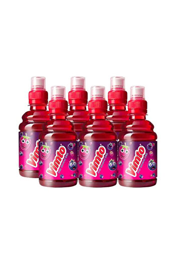 VIMTO Fruit Flavoured Drink, Plastic Bottle, 250ml X 6