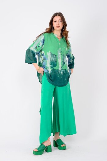Park Moda An10724 Belt Detail Pants