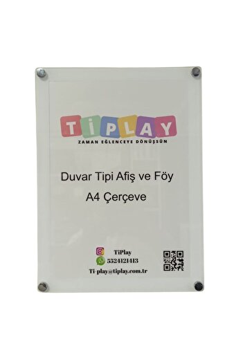 Ti Play Wall Mounted Banner and Foil Frame Uv Printed