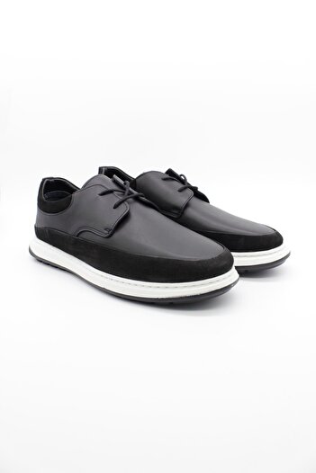 İmza 100% Leather Laced Casual Shoes 1033250117