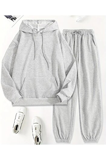 Gutsy Unisex Sweat Tracksuit Set Without Printing