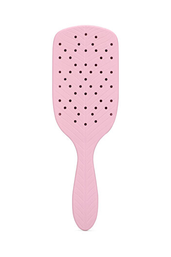 Wet Brush Go Green Paddle Detangler Φαρδιά βούρτσα μαλλιών για χοντρά μαλλιά ροζ