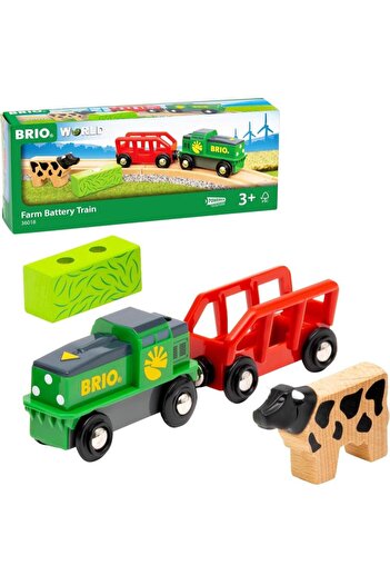 BRIO Battery-operated farm train