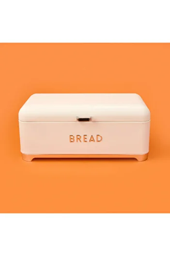 MATMEL Galvanized Bread Box - Cream - 10 Lt