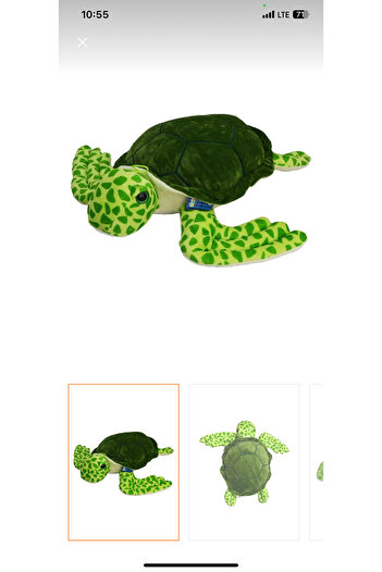 Toys Peluş caretta kaplumbağa