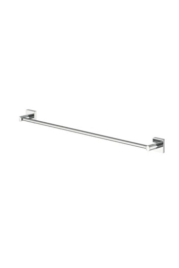 LUXXO Double Bathroom Towel Holder, Metal, Silver, 60cm, Stainless Steel