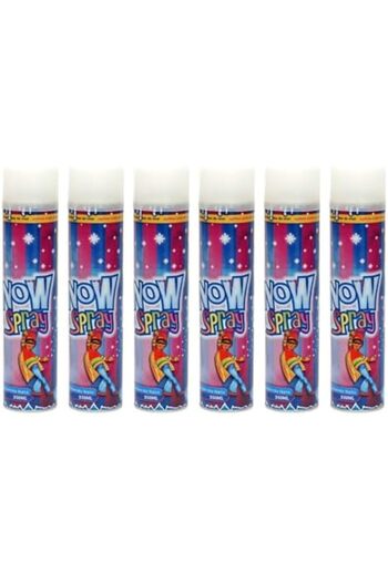 Yuwell YU WELL Crazy Snow Spray For Christmas Tree Decoration Birthday Festival Party Celebrations (6Pc)