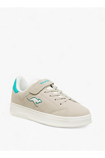 Kangaroos Girls' Solid Sports Shoes with Hook and Loop Closure