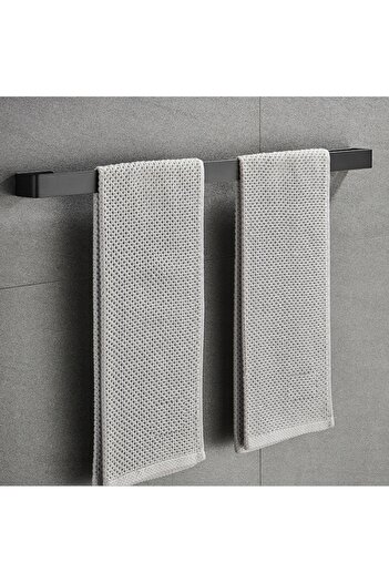 jumi 3 x BAIE Suport prosoape LOFT negru 60cm