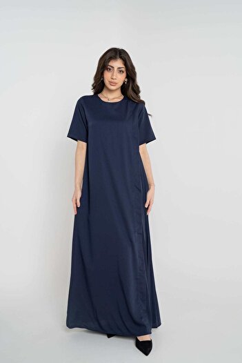 Nichii Women's Long Loose Solid Dress