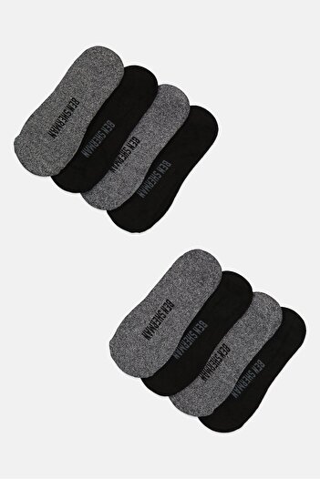 Ben Sherman Men 8 Pairs Brand Logo No Show Cut Socks, Multicolor