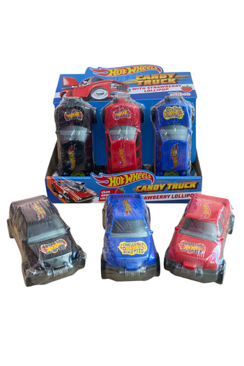 Unibon Candy Truck Strawberry Flavored Candy Trucks 12 Pack