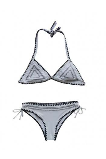 Ocean White Bikini, Triangle Bra