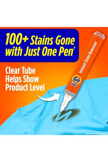 Tide To Go Instant Stain Remover Pen, Travel-Friendly, Pack of 5