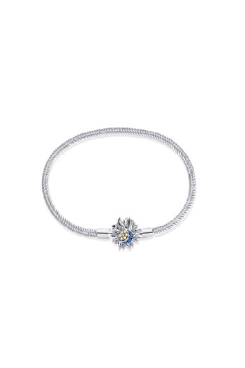 Pandora Arts Brățară cu Talisman Soare si Luna, din Argint, Dimensiune, 17cm