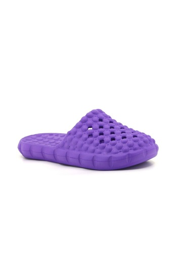 HEREVEMAGAZA Gezer Zenne Closed Perforated Eva Slippers Black