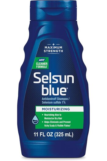 Selsun Blue Moisturizing Shampoo with Aloe Vera, 11 oz