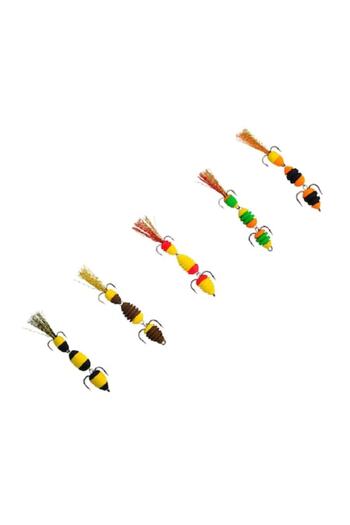 FISHINGBOX MAKE FISHING BETTER Set 5 naluci pescuit la stiuca salau somn si biban, Mandula FISHINGBOX