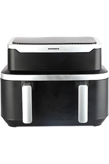 Heinner Friteuză cu aer dublu match&sinc HAF-DDB9BK26, 2600W, 9L, Negru
