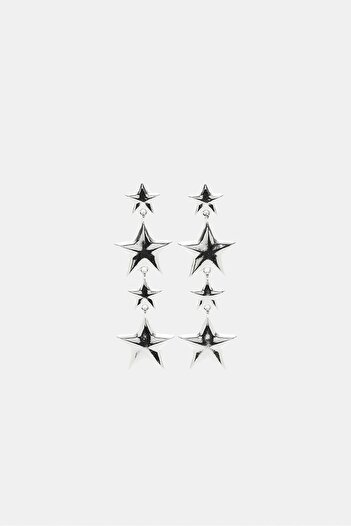 Stradivarius Star long earrings