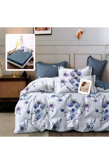 TextiLici Lenjerie de pat Finet 6 Piese cu Husă – 160x200 și 180x200. Victoria
