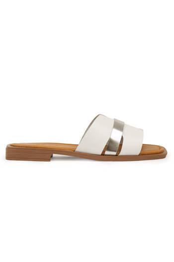 Pegia Genuine Leather Women's Slippers Dg6059