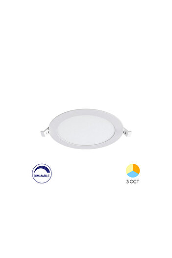 Braytron SPOT LED ROTUND ST 12W 1120LM DIM 3in1 F:170MM ALB IP40