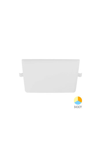 Braytron SPOT LED PATRAT ST 24W 2500lm 3in1 ALB REGLABIL IP20