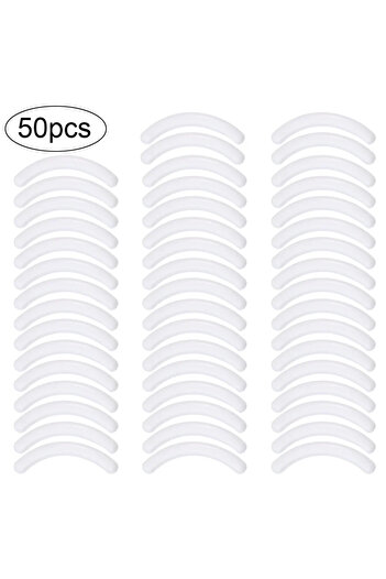 Choice 50pcs White 10/20/50PCS Beauty Eyelashes Makeup Curling Styling Tool Eyelash Curler Replacement Pads