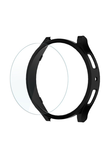 Choice Galaxy Watch4 5 44mm Black Case for Samsung Galaxy Watch7 6 5 4 40mm 44mm Screen Protector Hard PC P