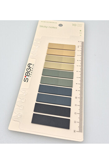sibga tasarım Transparent Colored Postit Post-it Post It.Bookmark Bookmark Postit Sticker Note Paper 200 Sheets