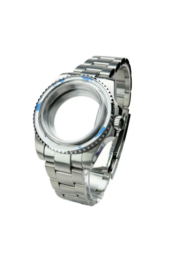 Choice glass-flat 40mm 200m Waterproof NH34 NH35 NH36 Watch Case Accessories for Oyster Band SUB Watch Make