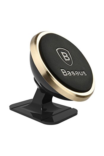 Baseus Suport magnetic pentru telefon auto, auriu, pentru cabina de pilotaj