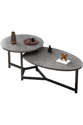 Türkiye Creative Modern Home Living Room Sofa Round Movable Table Tray Desk