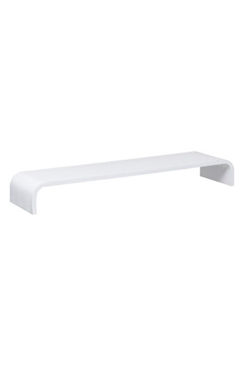 Five Simply Smart Fixy Curved Rectangular floating Wall Shelf 80 cm