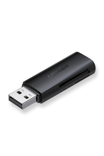 Ugreen Czytnik kart pamięci SD TF do komputera USB 3.0 czarny