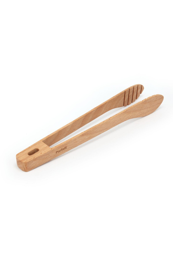 Parfait Ergonomic Design High Quality Wooden Food Tong 23 cm