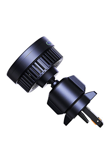 Baseus Suport de ventilație auto MagPro cu încărcător wireless Qi2.0 15W - Negru