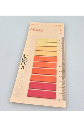 sibga tasarım Transparent Colored Postit Post-it Post It.Bookmark Bookmark Postit Sticker Note Paper 200 Sheets