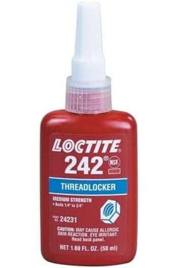 LOCTİTE 24241 Blue 242 Medium Strength Threadlocker, 50 mL Bottle
