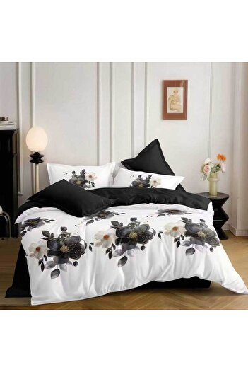 Patul Satin Cotton Linen, Sulphur, 2 Persons, Double Bed, 4 Pieces