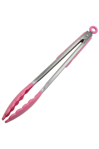 Chef Craft Stain Resistant Dishwasher Safe Premium Silicone Tong 12 Inch