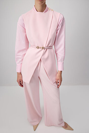 Touché Privé Kruvaze Vest Pants Set