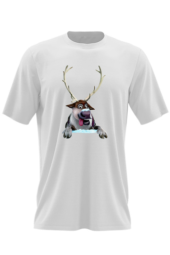 OEM Tricou barbati Elsa Frozen Sven Regatul Ghetii