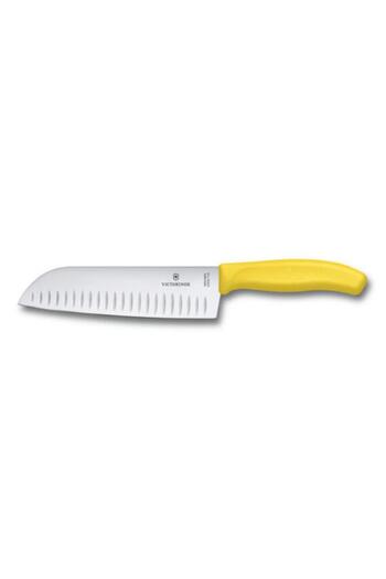 Victorinox Vt 6.8526.17l8b Santoku Knife.17 cm Fibrox, Yellow Blister
