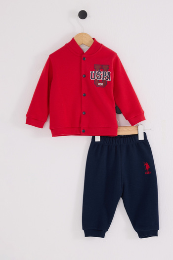 U.S. Polo Assn. Licensed Baby Boy Bottom Top 3 Piece Set