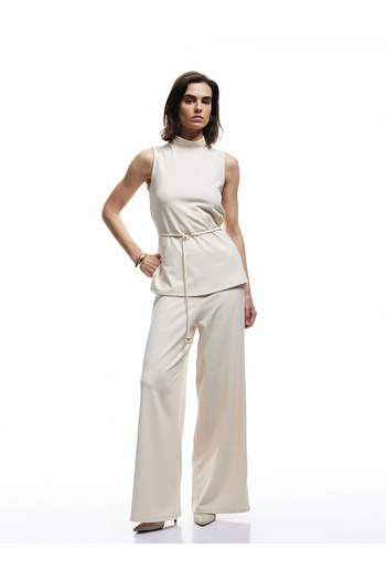 Koton Regular Waist Regular Fit Long Wide Leg Palazzo Pants