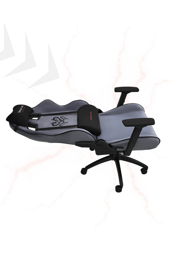 XMAX / Rio Balerion Antrasit Gri Kadife Terletmez Kumaş Gaming Oyuncu Koltuğu / 120 Kg Taşır